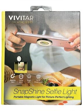 SnapShine Selfie Light - Portable Magnetic LED Ring Light For All Phone Types